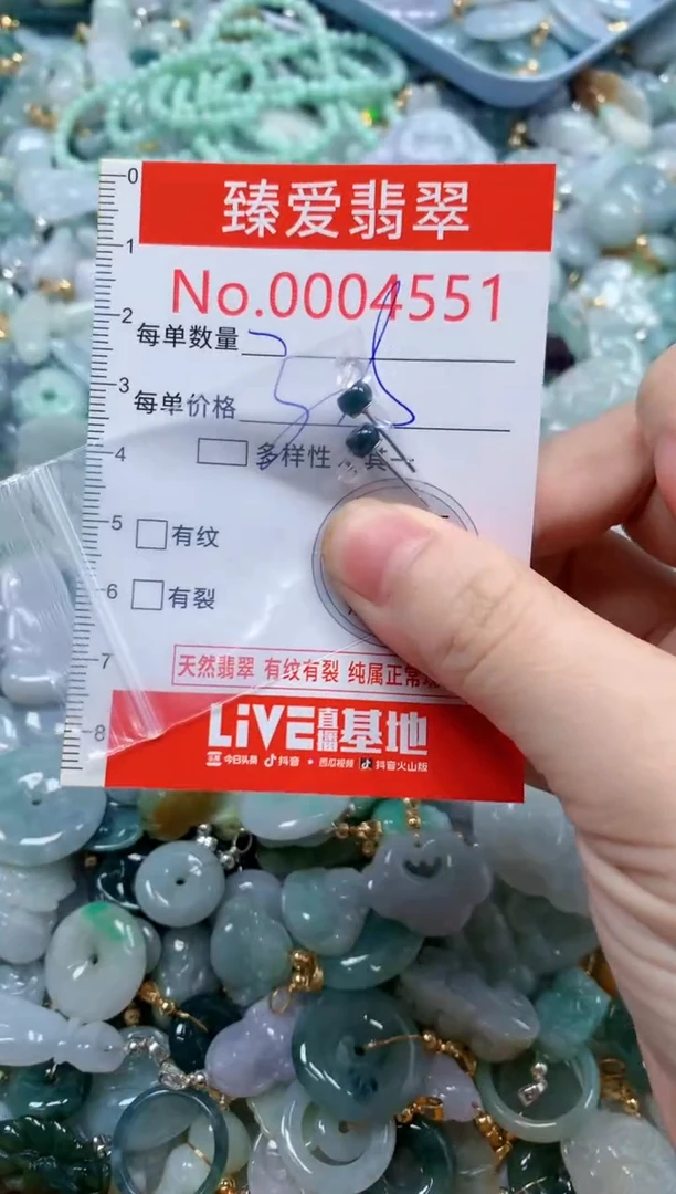 翡翠未镶嵌吊坠(不含链)4551