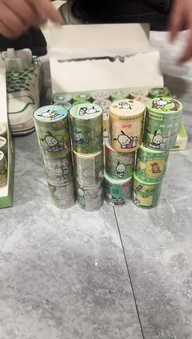 帕恰狗特油+pvc冷烫胶带共12卷