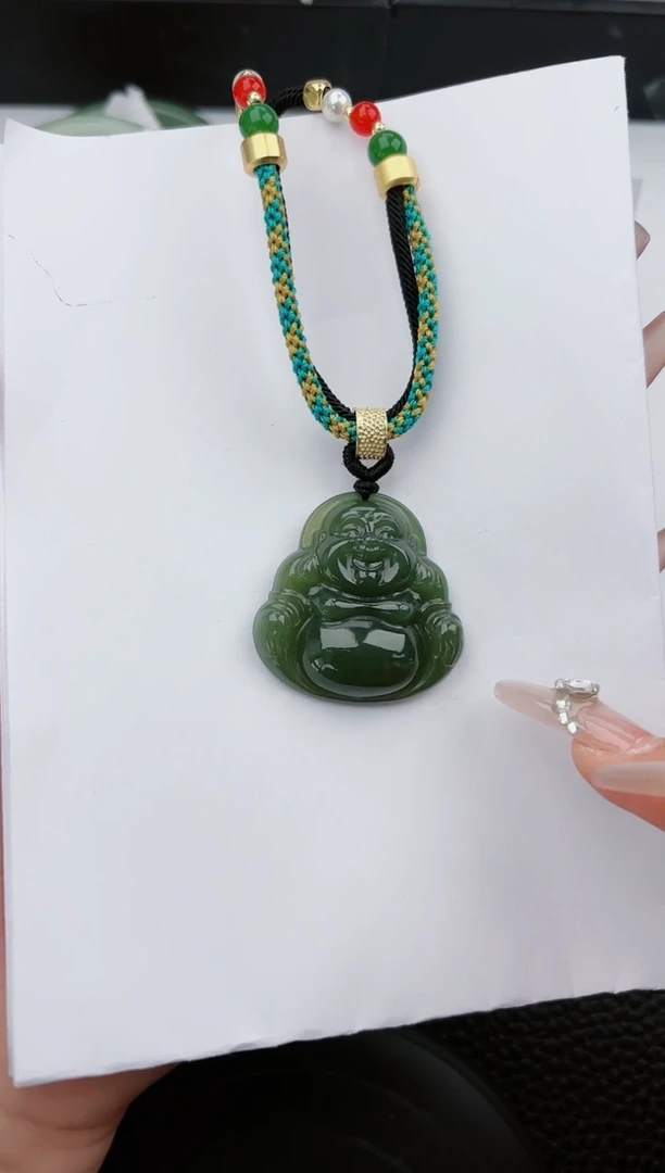 【闪购商品】和田玉颈饰未镶嵌佛公微色差T