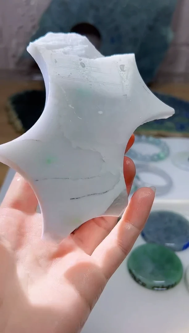 裸石翡翠天然翡翠A货玉 南 706