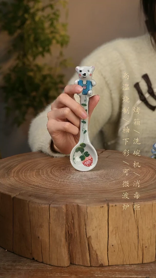 碗瓷景德镇手工手绘高温瓷釉下彩