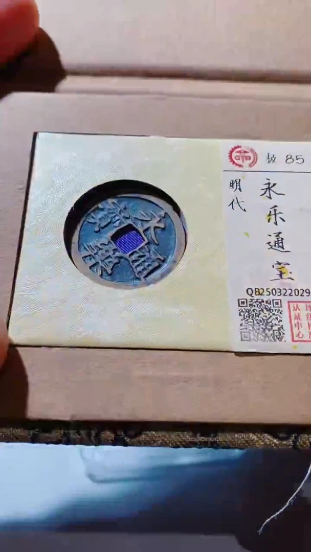 铜古钱币古钱币（乾源）永乐85分0296