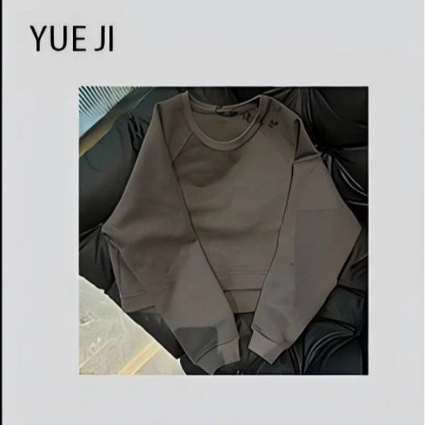 YUE JI 小众设计款休闲百搭卫衣 2502-058