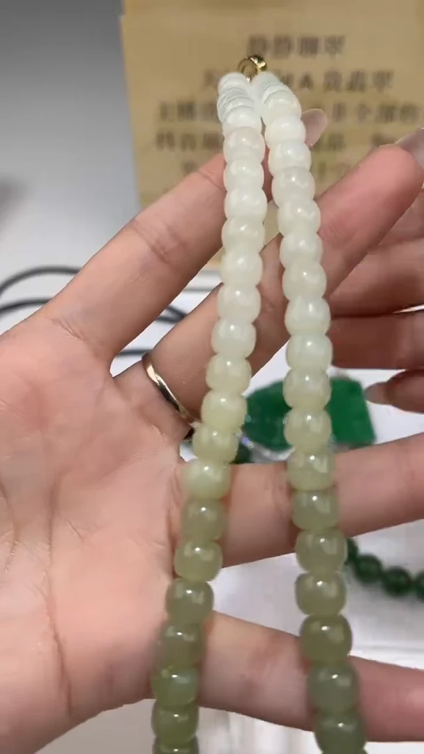 和田玉未镶嵌颈饰38259