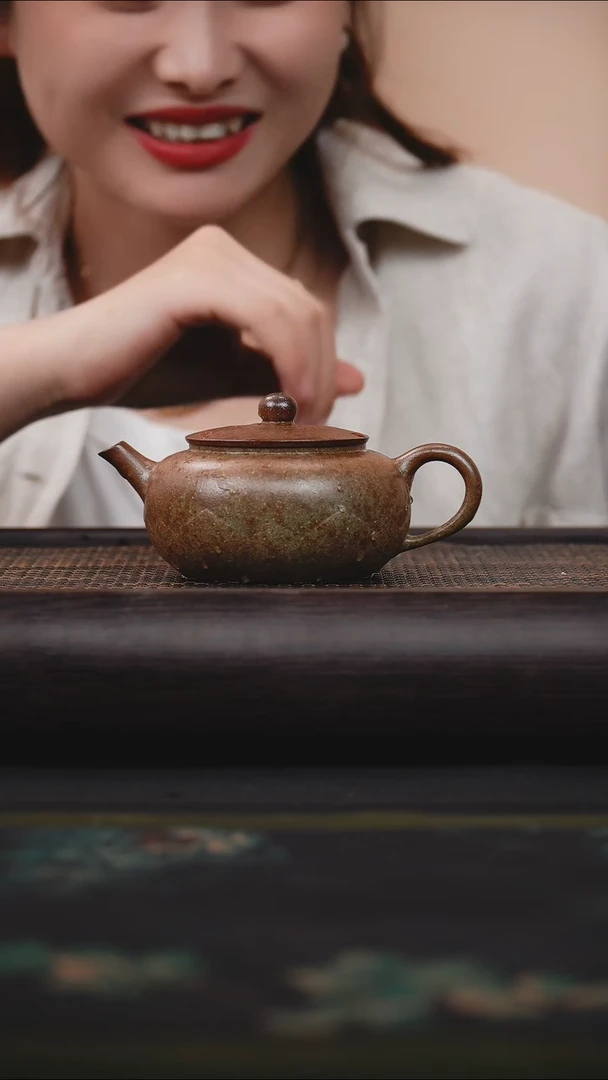 茶壶紫砂柴烧 梵莲