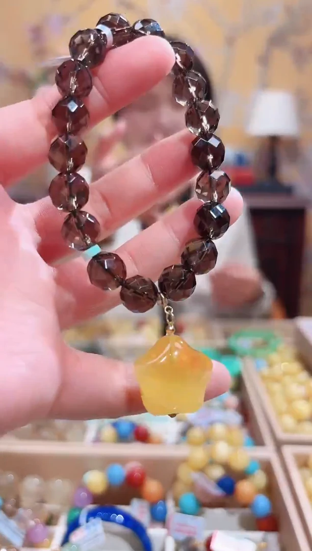 18K金镶嵌手链水晶设计款手串