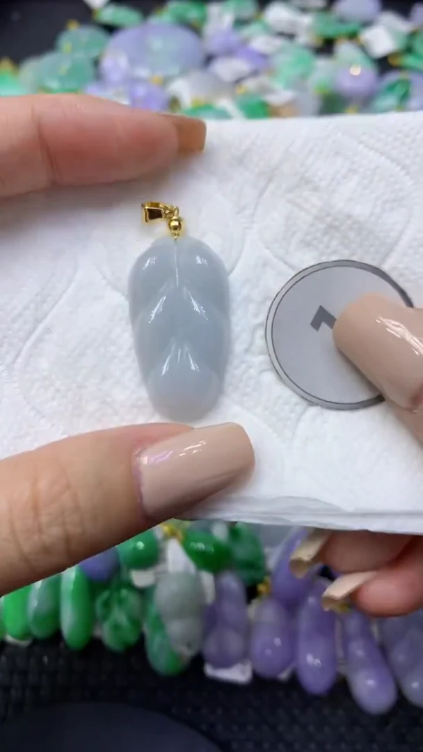 颈饰未镶嵌翡翠天然缅甸翡翠A货