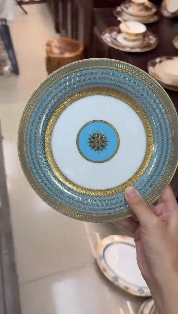 【闪购商品】瓷片8英寸平盘 正品 7个