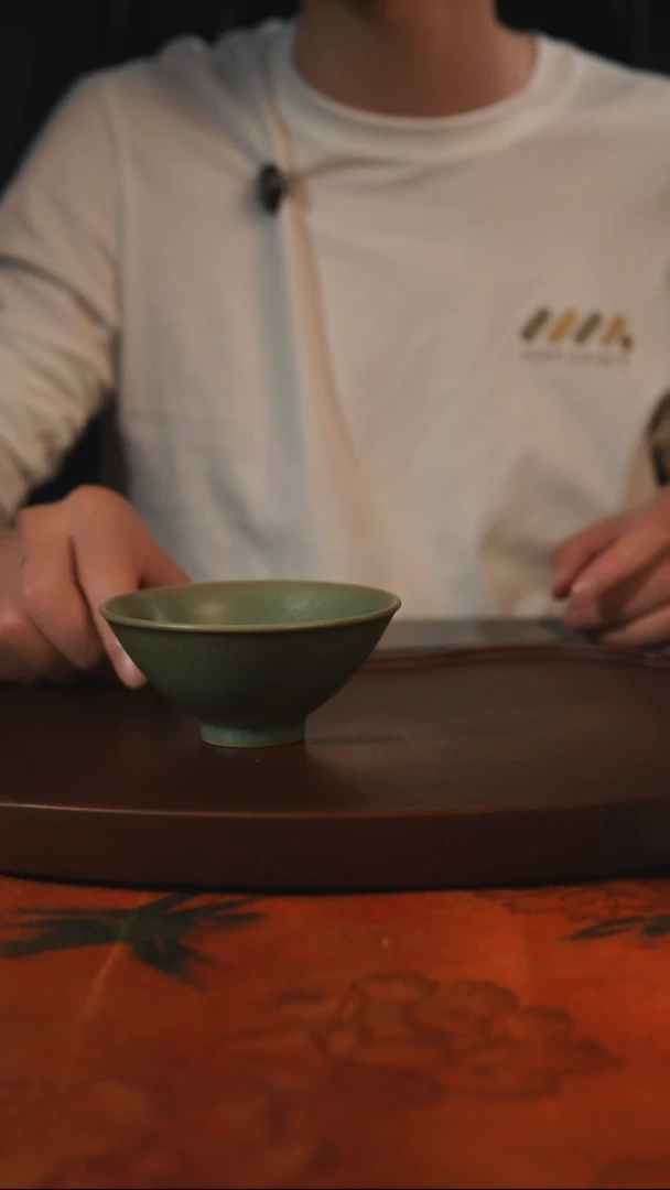 杯子柴烧全品一级 汝州原产地原矿仿古老釉