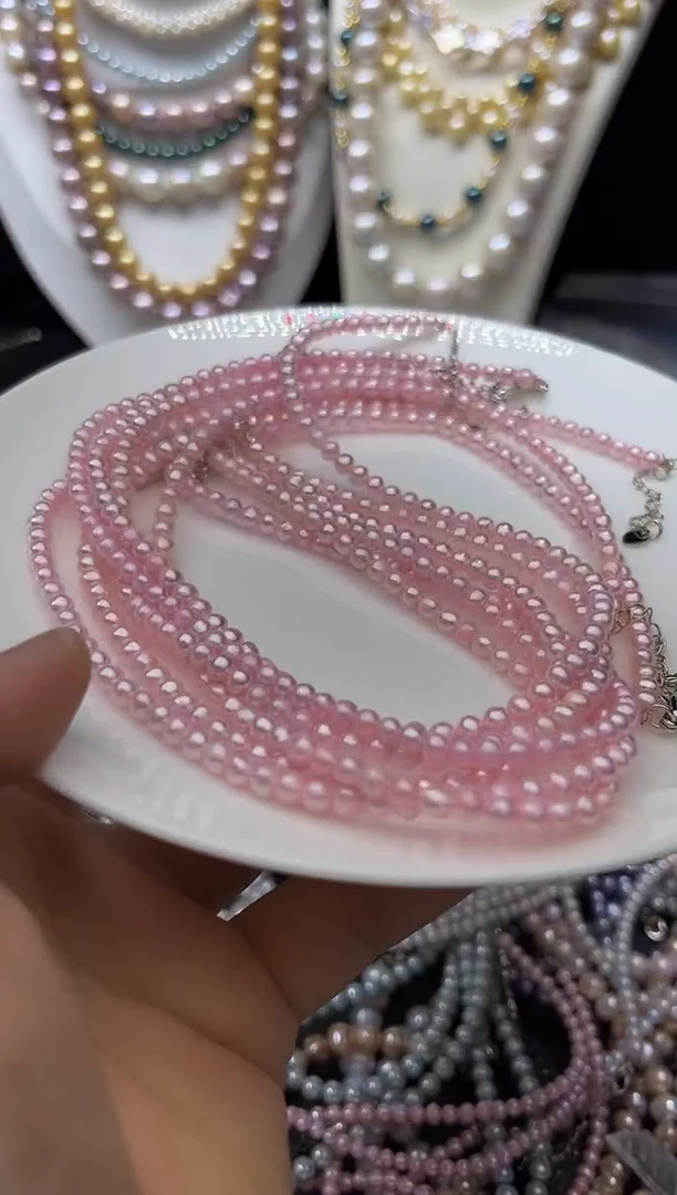 淡水珍珠未镶嵌颈饰多人