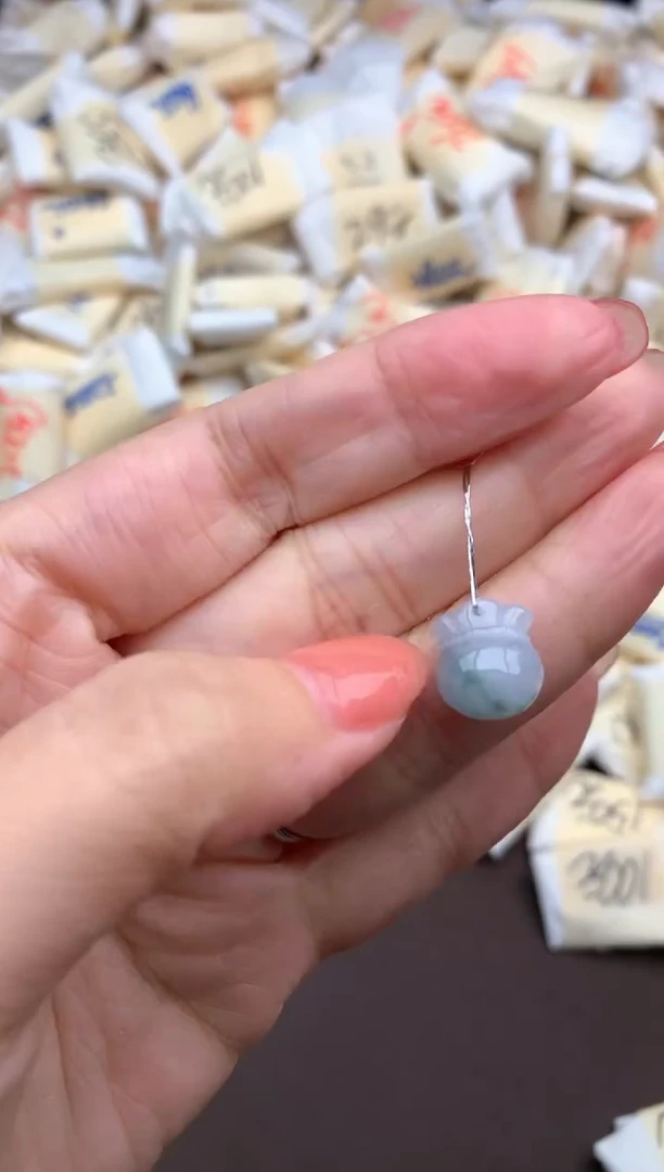 【闪购商品】翡翠挂件银S925镶嵌一7