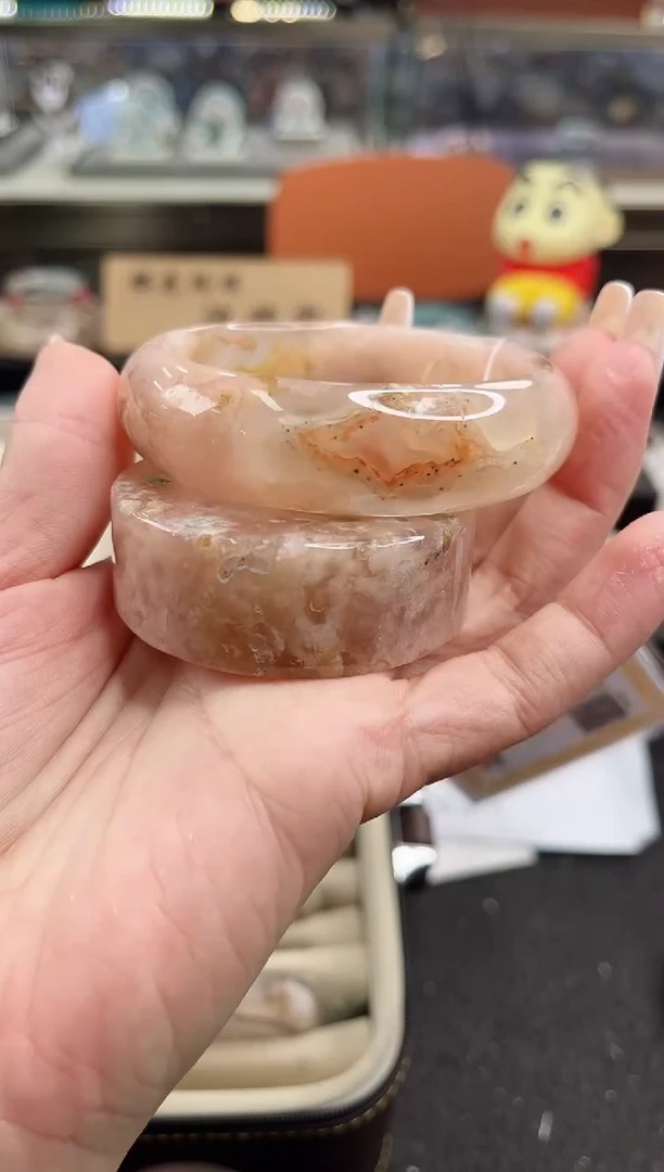 未镶嵌手镯石英质玉55圈口 （赠品镯心）346245