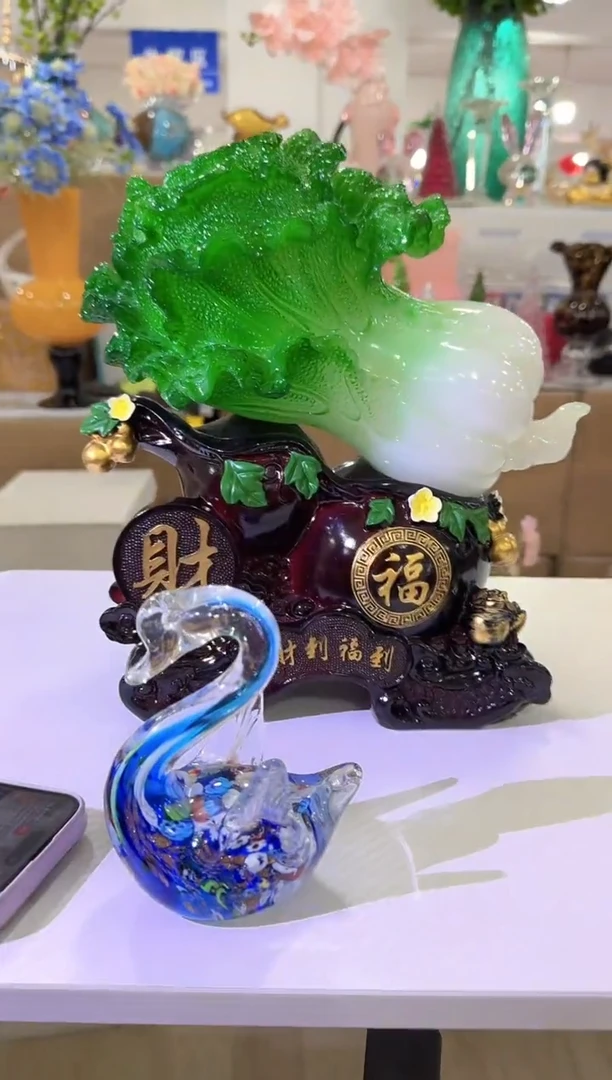【闪购商品】无铅玻璃美全花器-z-早40 天鹅