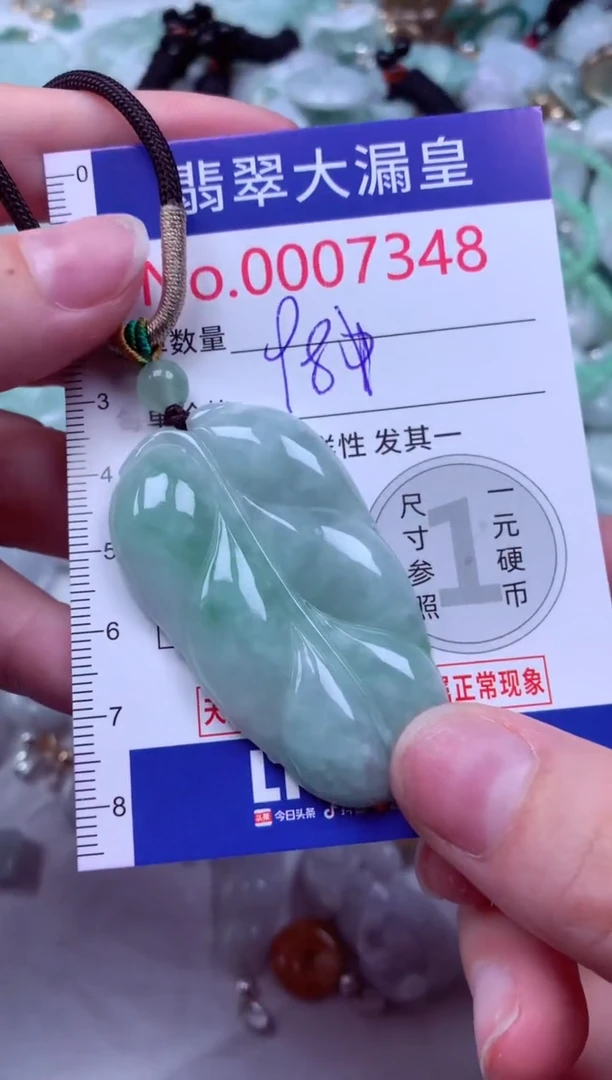 吊坠(不含链)未镶嵌翡翠7348