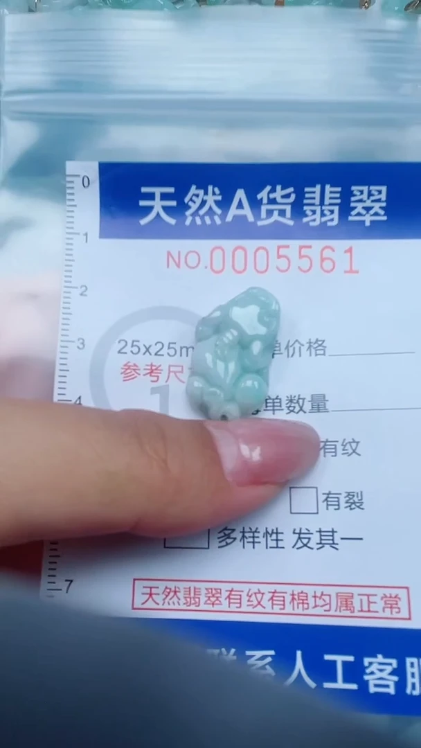 翡翠未镶嵌吊坠(不含链)1