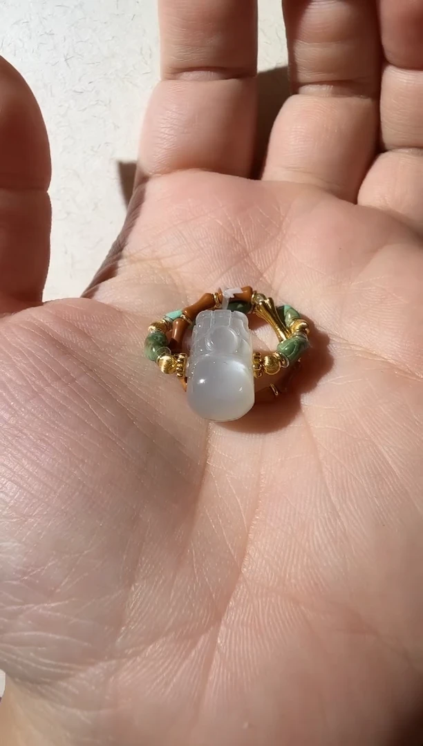 【闪购商品】月光石戒指未镶嵌月光石戒指