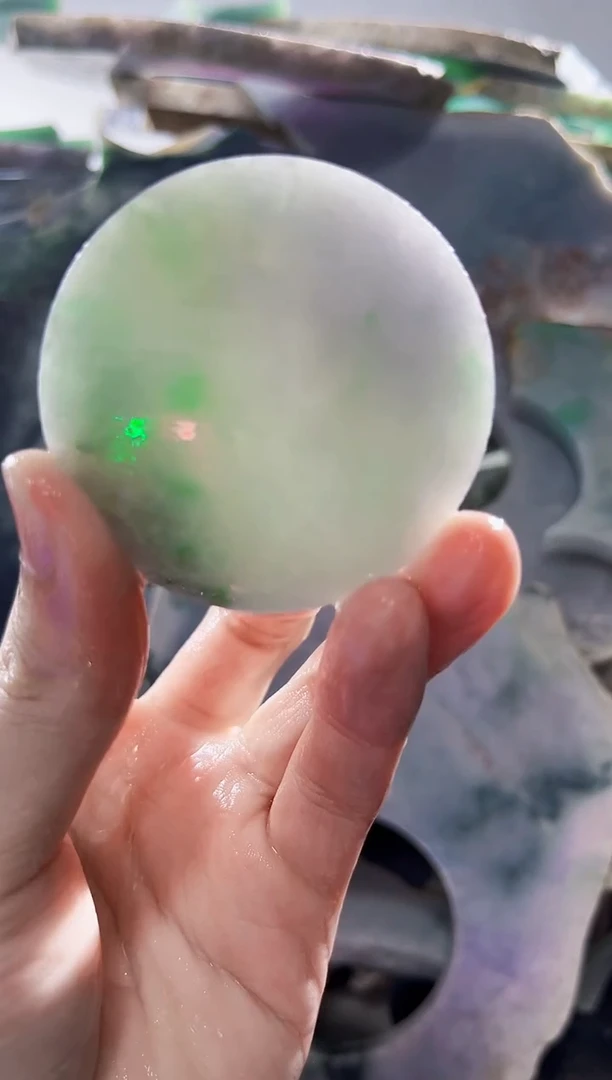 裸石翡翠缅甸翡翠A货文3444