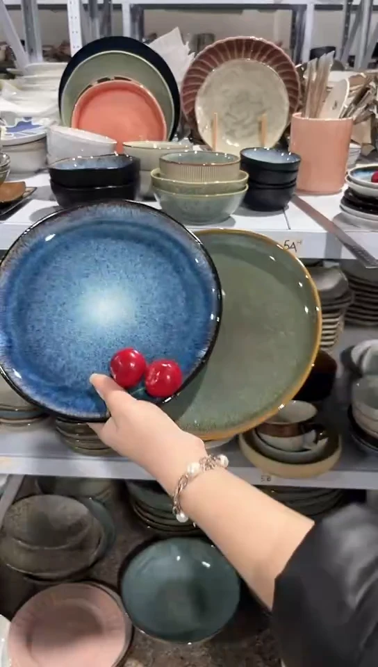 【闪购商品】瓷片外贸尾货瑕疵满20包邮X2 小盘组合