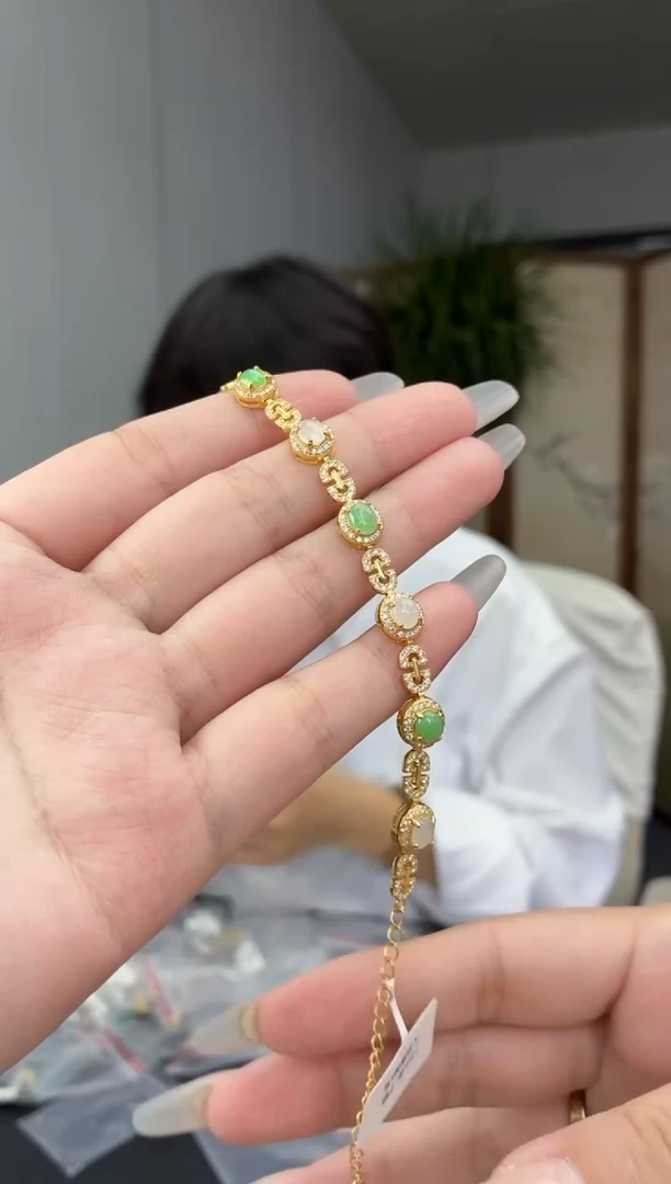 颈饰银S925镶嵌翡翠1111111111