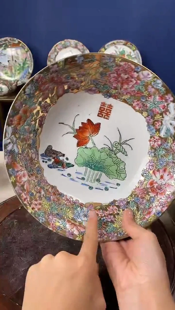 瓷片微瑕景德镇窑厂瓷摆件单件