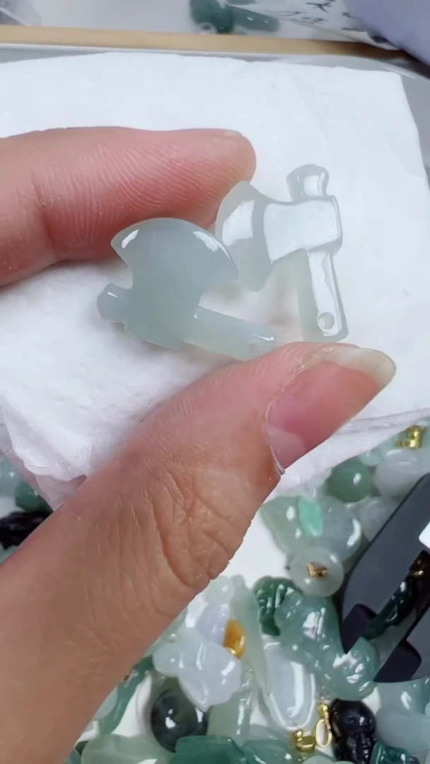 散珠翡翠866号链接，A货翡翠