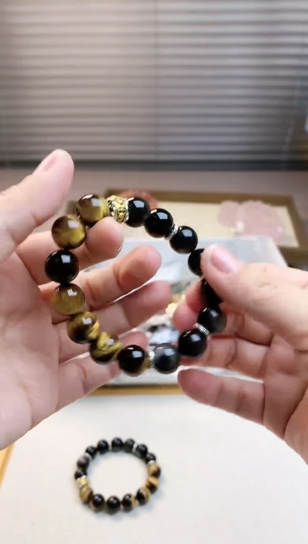 【闪购商品】水晶珠宝半成品未镶嵌黄虎银耀单圈