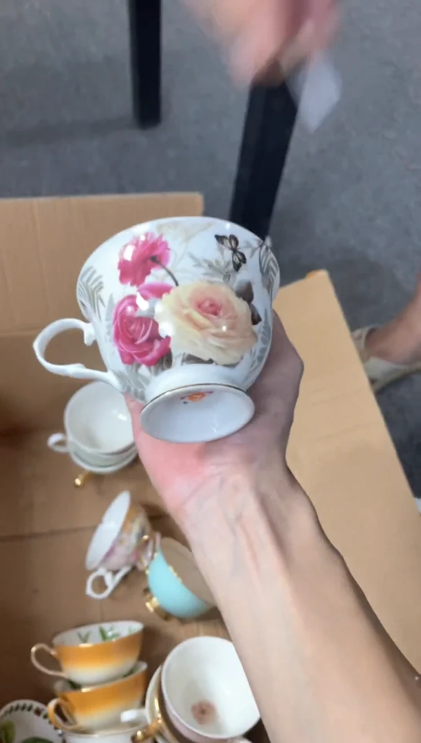 瓷片外贸尾单微瑕咖啡杯全场清仓G31