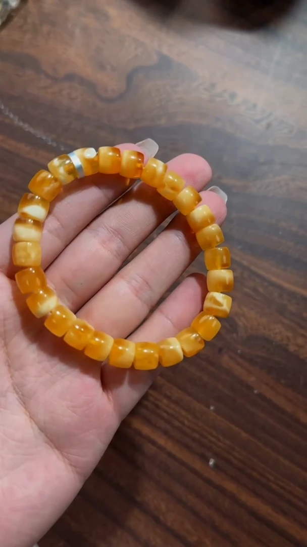 未镶嵌蜜蜡手串直切手串..............