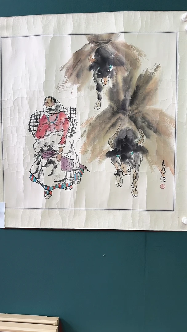 书法大为先生作品人物画