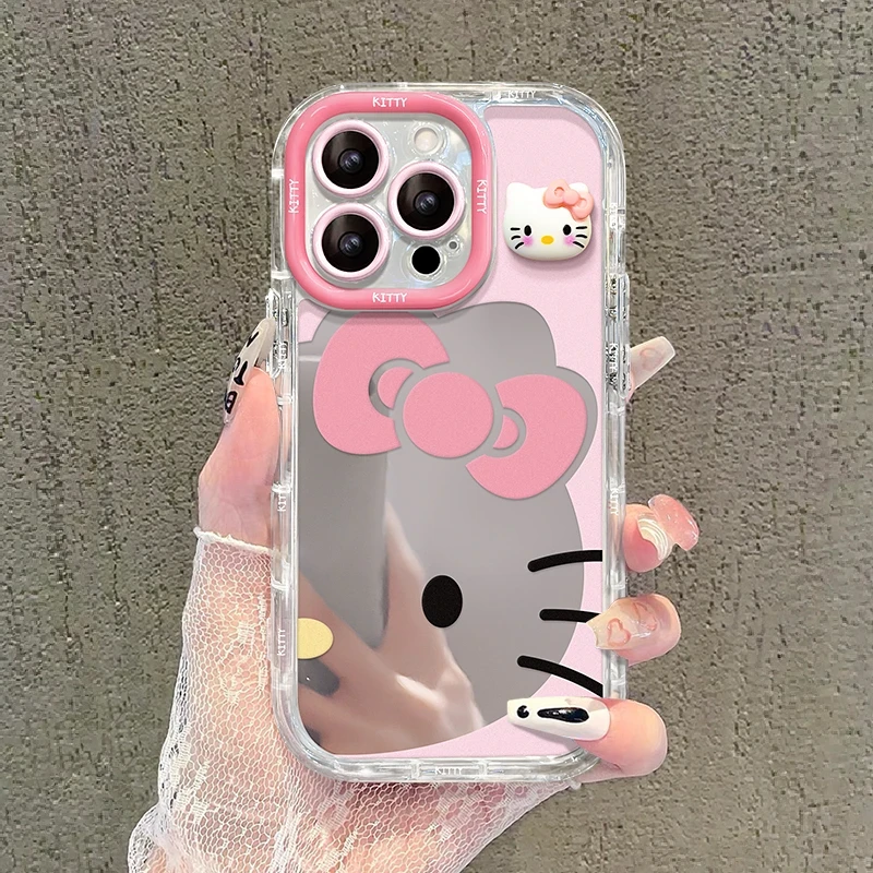大脸KT猫适用苹果16PROMAX手机保护壳iphone15/14PRO新款华为mate