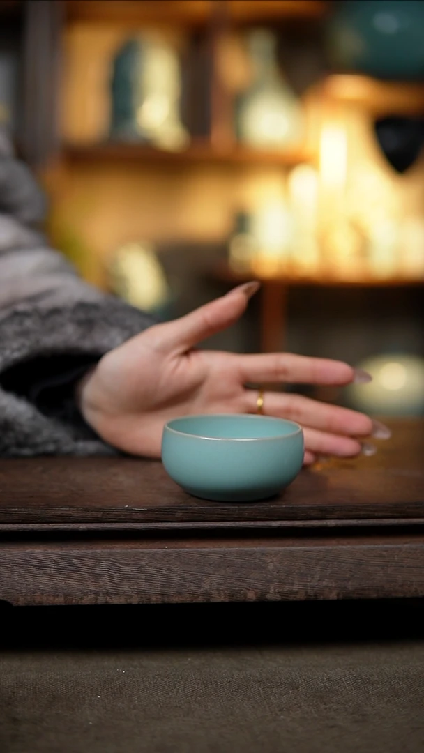 【闪购商品】杯仿古纯手工小禅定杯微瑕