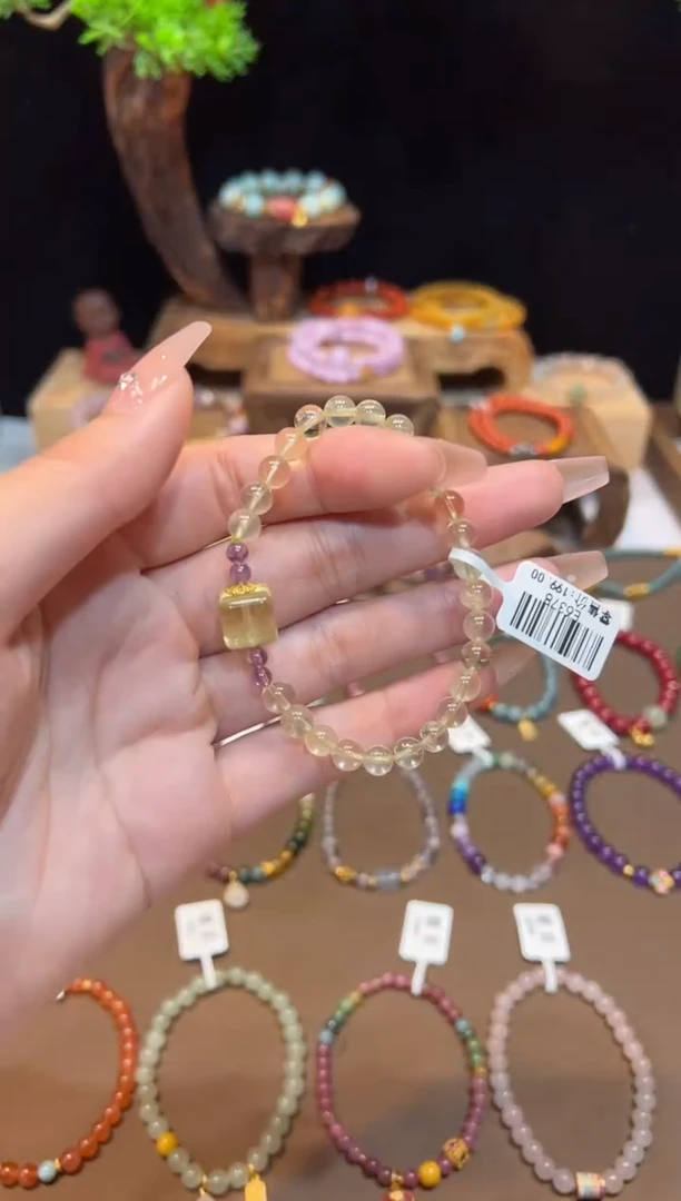 【闪购商品】水晶手链未镶嵌手饰@@E6378