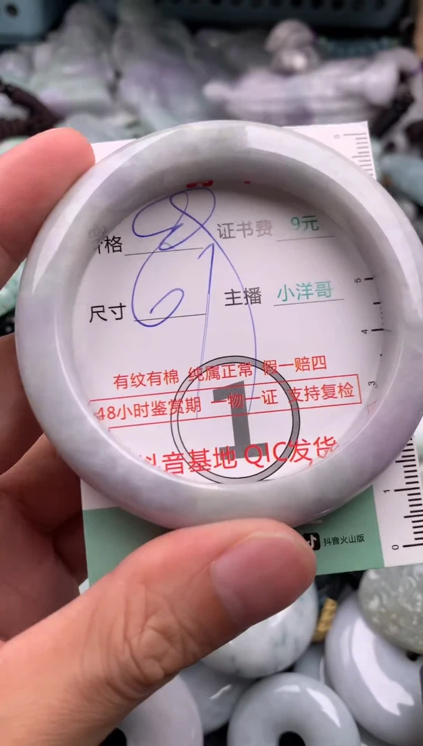 翡翠未镶嵌吊坠(不含链)1