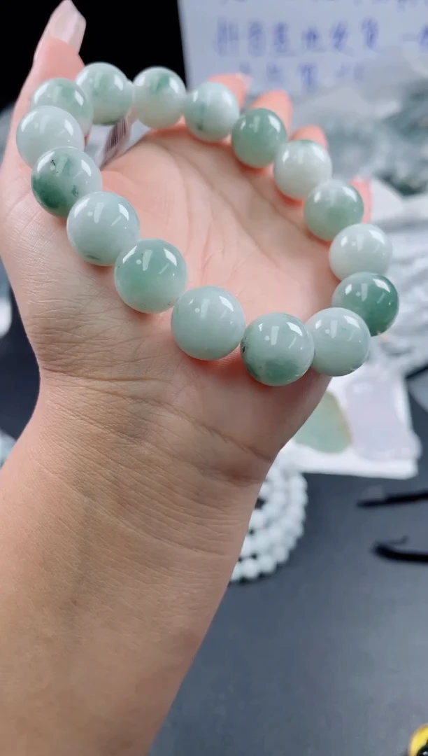 未镶嵌定制翡翠珠串