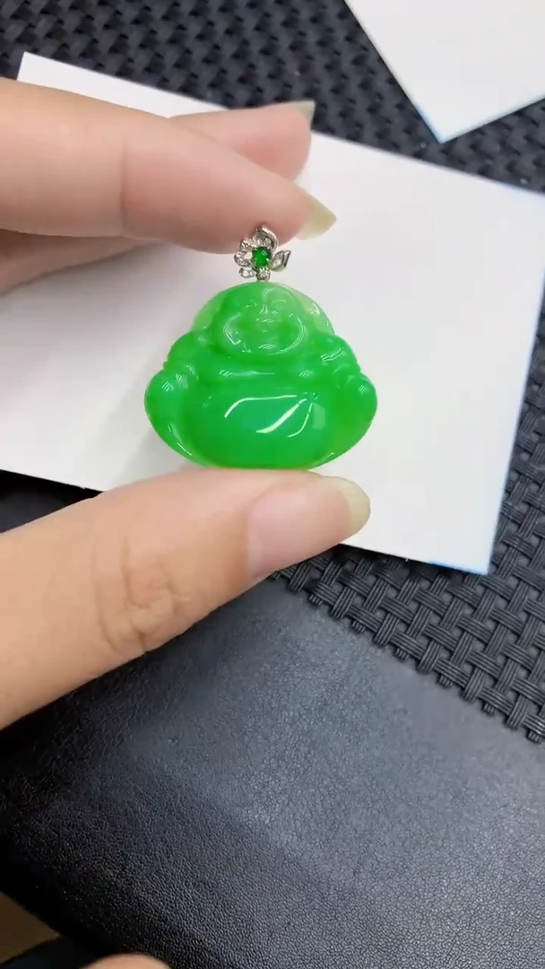 【闪购商品】翡翠颈饰18K金镶嵌            8