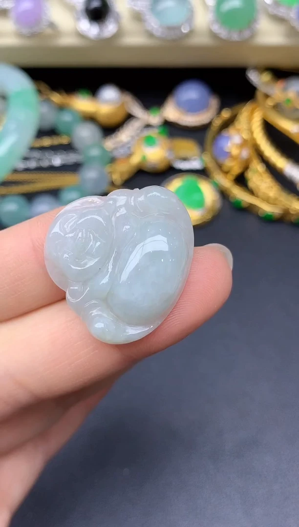 颈饰未镶嵌翡翠60-雪姐翡翠天天见