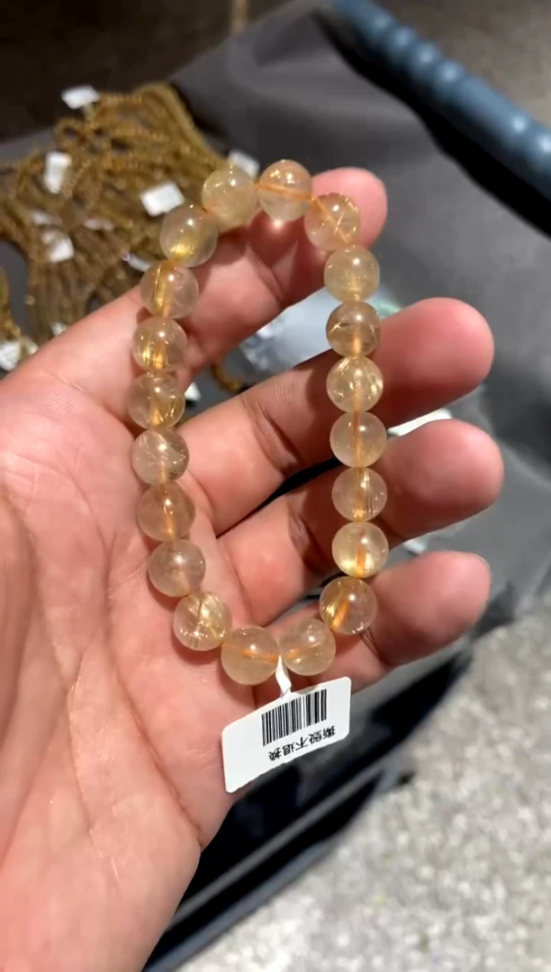 【闪购商品】水晶338-未镶嵌金发8mm+