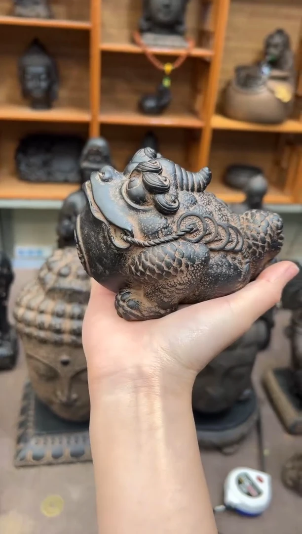 陶土【火山泥】五财金蟾