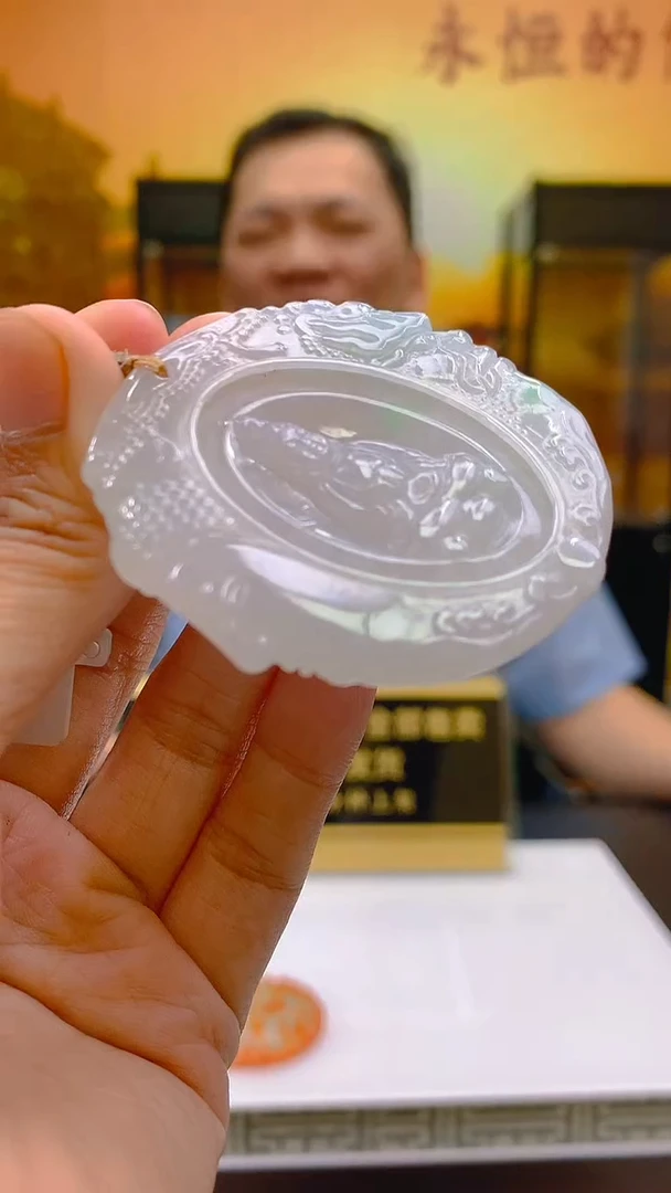 定制翡翠未镶嵌定制A货翡翠XDS019带珠链