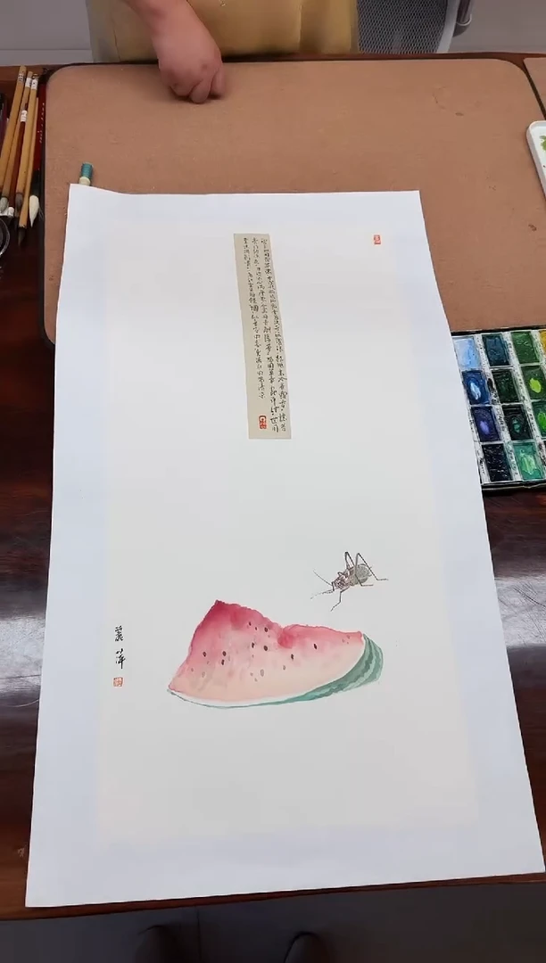 国画y天津人美-张丽萍写意花鸟2平尺