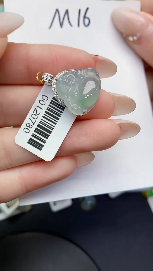 【闪购商品】翡翠颈饰18K金镶嵌0000000000