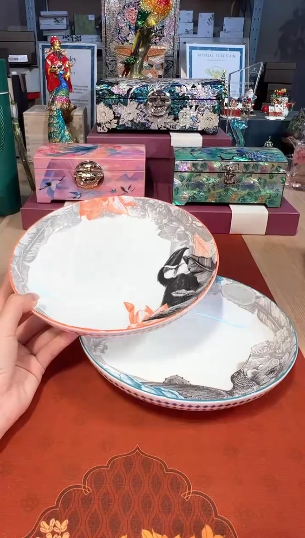 【闪购商品】杯159雨林反口深盘套二（新款）