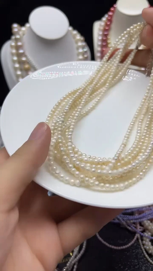 淡水珍珠未镶嵌颈饰多人