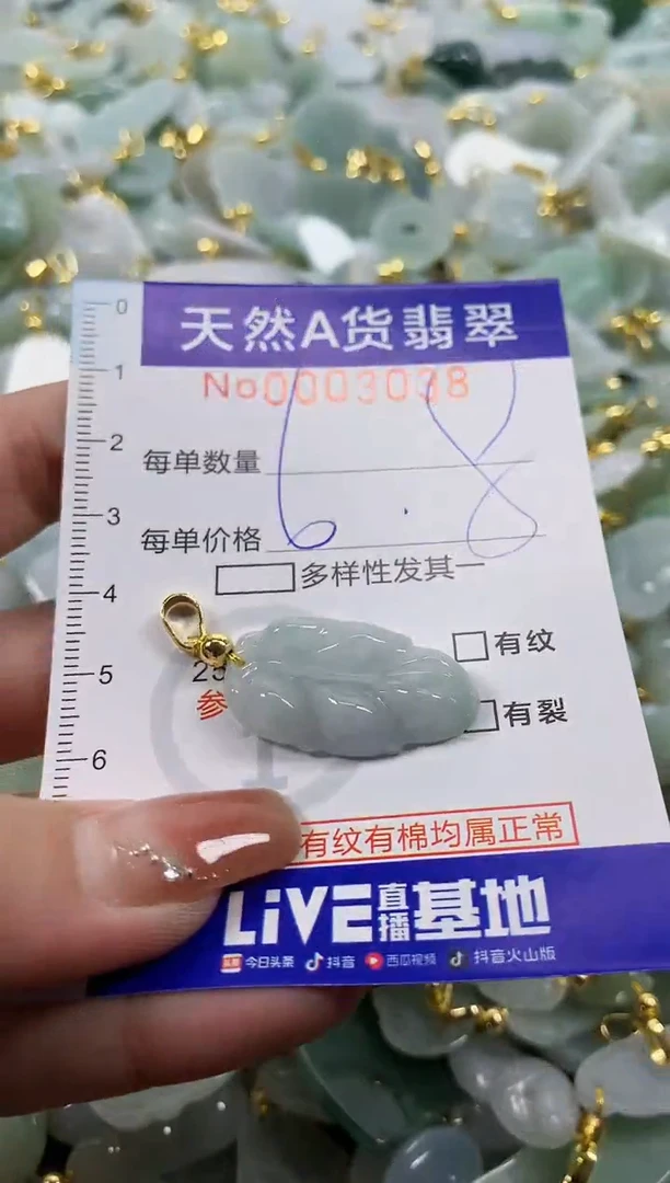 颈饰未镶嵌翡翠天然A货翡翠