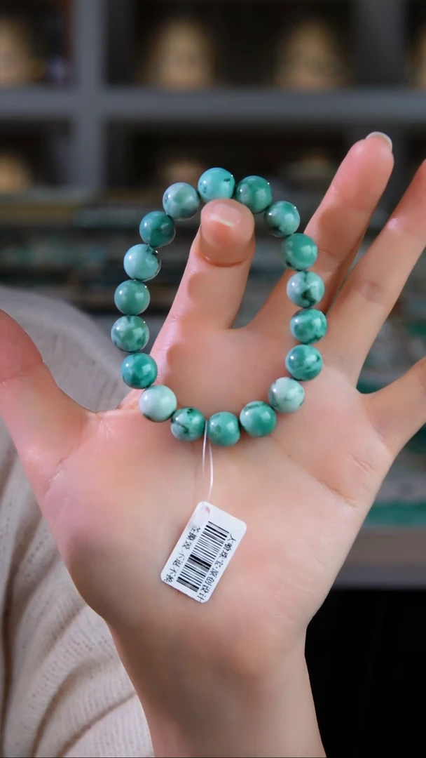 合金绿松石手串1