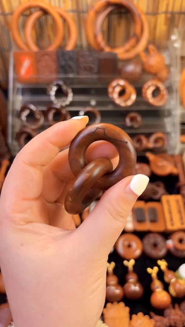 雷桃木刻七星乾坤圈2.0