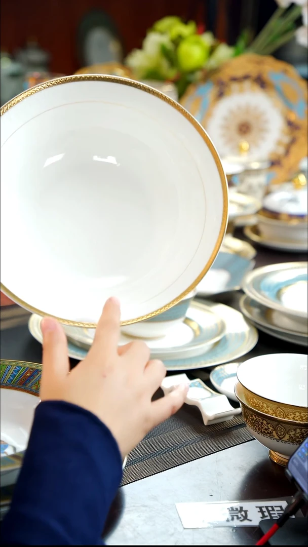 瓷片9英寸汤碗 1个