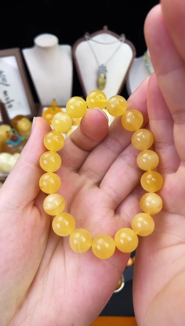 琥珀未镶嵌珠宝奇石柒月