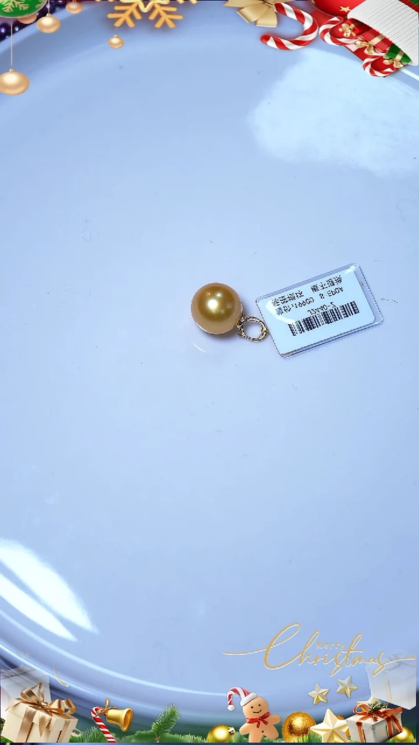 未镶嵌颈饰海水珍珠南洋金珠吊坠