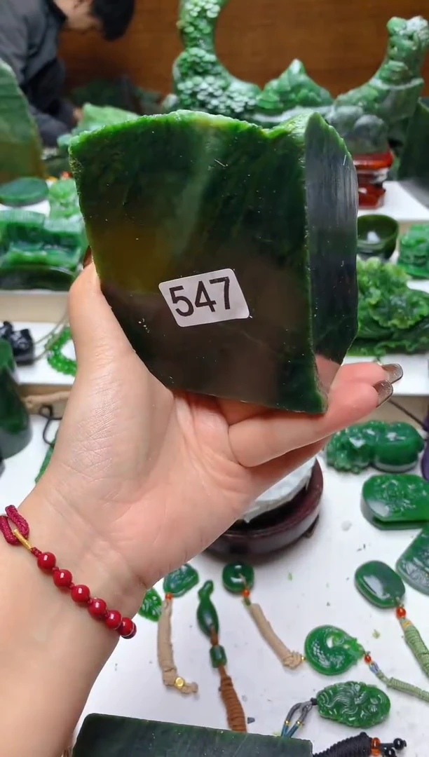 未镶嵌和田玉珠宝半成品1